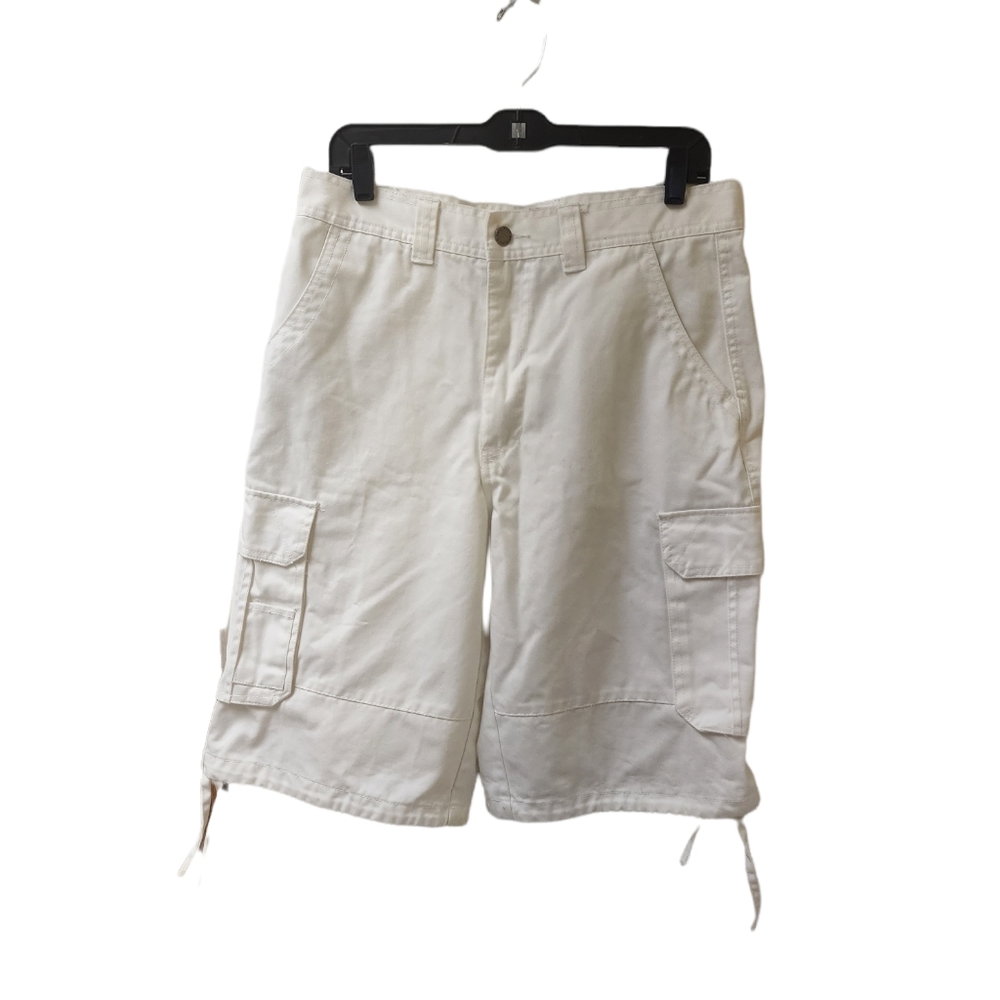 Lime Tree White Cargo Shorts SIZE 34 Men